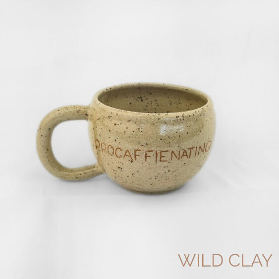 Procaffienating Morning Mug $40.00 | 250ml | 1 Available Handcrafted stoneware mug made for coffee & contemplation.